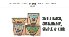 Desktop Screenshot of noevilfoods.com